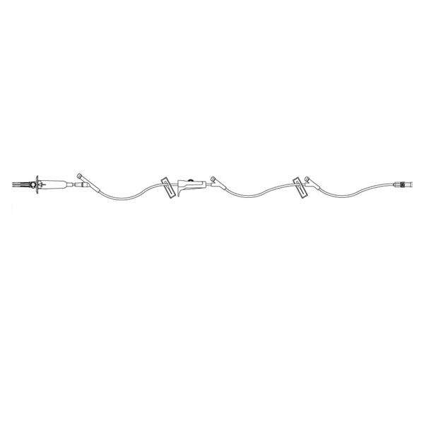 IV Administration Set Lifeshield 3 Prprcd Yinj Sts 100 60Drp 16mL 50/Ca